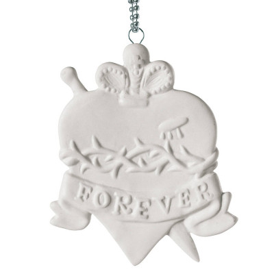 Memorabilia Porcelain Heart Charm - Custom Jewellery By All Uniqueness