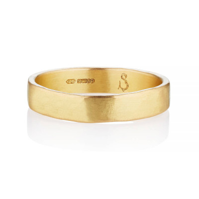 Loki Mens Fairtrade Gold Wedding Ring - Custom Jewellery By All Uniqueness