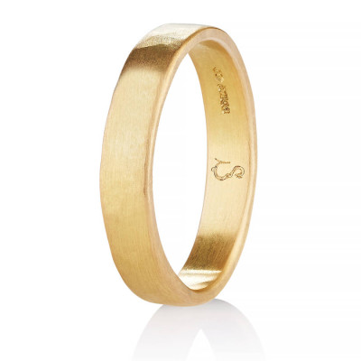 Loki Mens Fairtrade Gold Wedding Ring - Custom Jewellery By All Uniqueness
