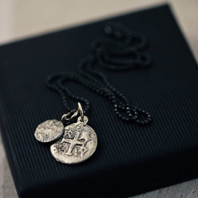 Mens Pieces Of Eight Pirate Necklace - Custom Jewellery By All Uniqueness