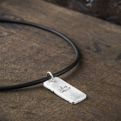 Mens Strike Silver Pendant - Custom Jewellery By All Uniqueness