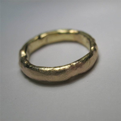 Gold Organic Ring - Custom Jewellery By All Uniqueness