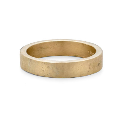 Organic Textured Gold Ring - Custom Jewellery By All Uniqueness