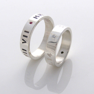 Silver Ring For Couple - Custom Jewellery By All Uniqueness