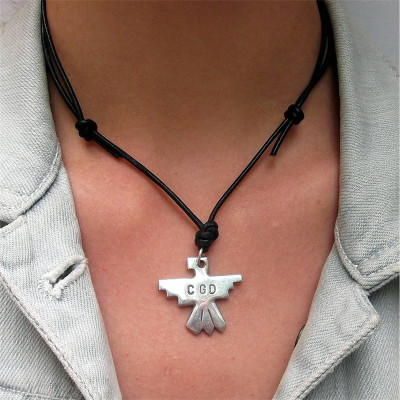 Silver Thunderbird Necklace - Custom Jewellery By All Uniqueness