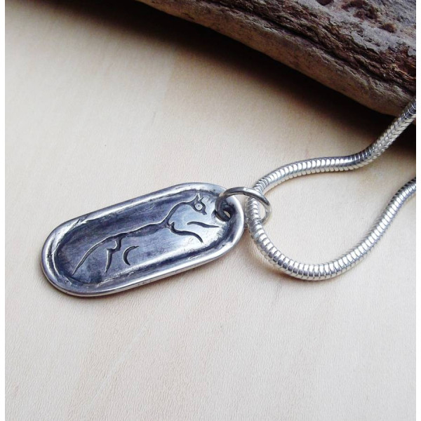 Uffington Horse Silver Pendant - Custom Jewellery By All Uniqueness