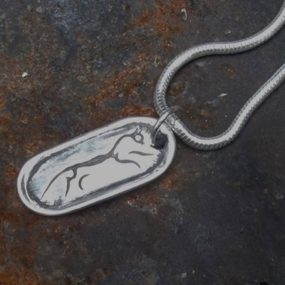 Uffington Horse Silver Pendant - Custom Jewellery By All Uniqueness