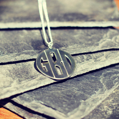 Mens Monogram Necklace - Custom Jewellery By All Uniqueness