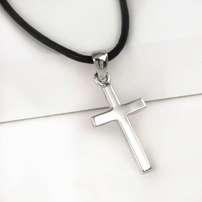 Silver Cross Necklace - Custom Jewellery By All Uniqueness