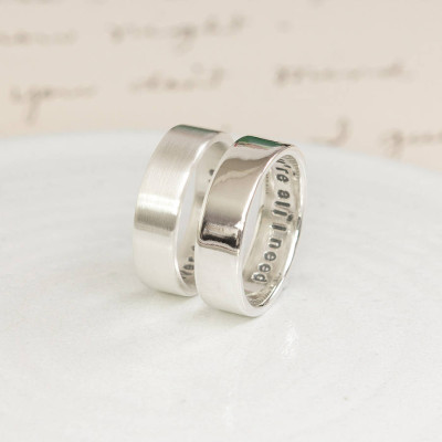 Silver Hidden Message Ring - Custom Jewellery By All Uniqueness