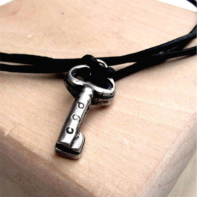 Silver Key Necklace - Custom Jewellery By All Uniqueness
