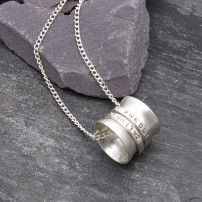 Silver Spinner Pendant - Custom Jewellery By All Uniqueness