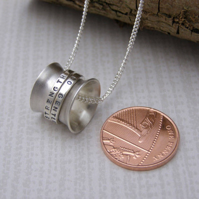 Silver Spinner Pendant - Custom Jewellery By All Uniqueness