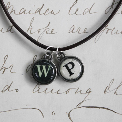 Vintage Letter Necklace - Custom Jewellery By All Uniqueness