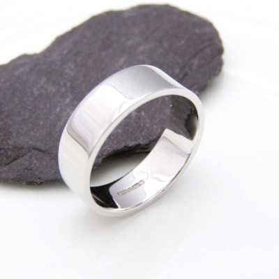 White Gold Wedding Ring - Custom Jewellery By All Uniqueness