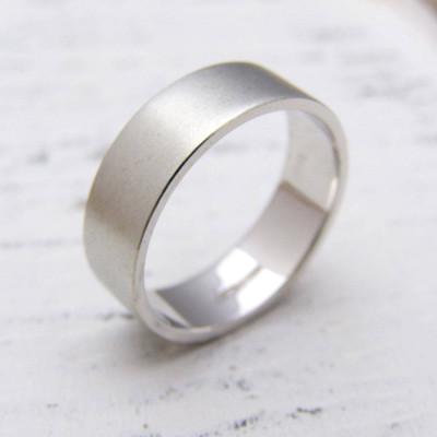 White Gold Wedding Ring - Custom Jewellery By All Uniqueness