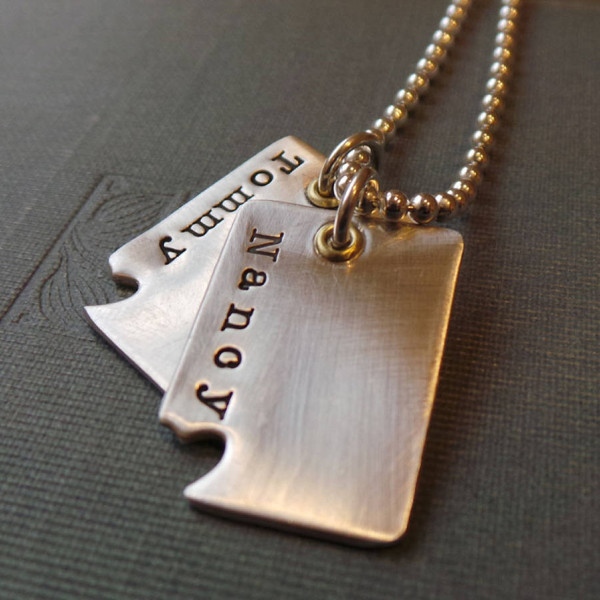 Piece Of My Heart Dog Tags - Custom Jewellery By All Uniqueness