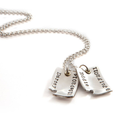 Piece Of My Heart Dog Tags - Custom Jewellery By All Uniqueness