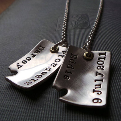 Piece Of My Heart Dog Tags - Custom Jewellery By All Uniqueness