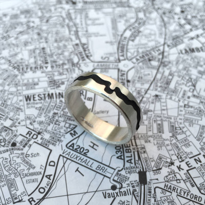 River Thames Cutout Ring - Custom Jewellery By All Uniqueness