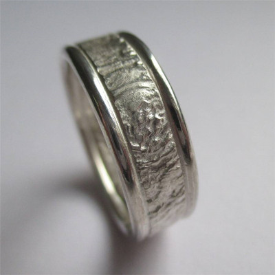 Rocky Outcrop Ring With Polished Edges - Custom Jewellery By All Uniqueness