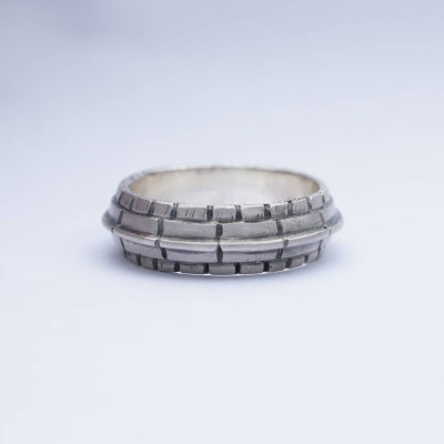 Roof Silver Ring - Custom Jewellery By All Uniqueness