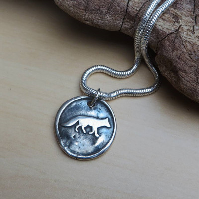 Running Fox Silver Seal - Custom Jewellery By All Uniqueness
