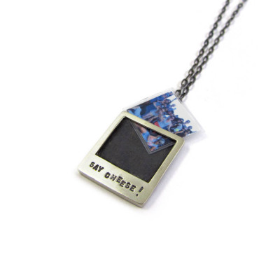 Silver Polaroid Necklace - Custom Jewellery By All Uniqueness