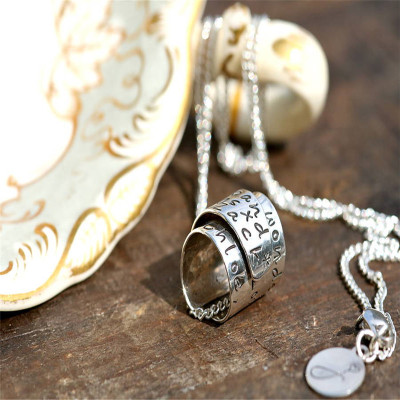 Silver Scroll Necklace - Custom Jewellery By All Uniqueness