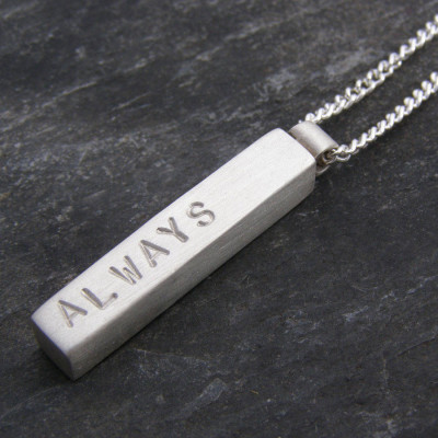 Silver Mens Chunky Pendant - Custom Jewellery By All Uniqueness