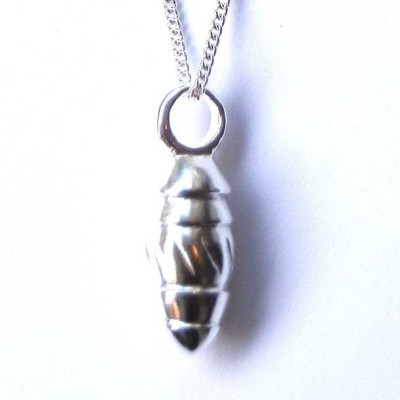 Silver Toggle Twisted Pendant - Custom Jewellery By All Uniqueness