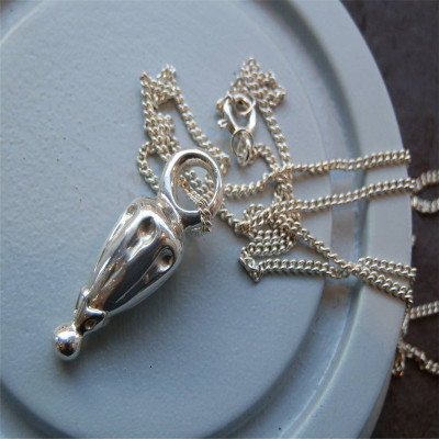 Silver Toggle Hot Air Balloon Pendant - Custom Jewellery By All Uniqueness
