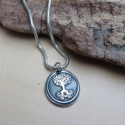 Silver Tree Seal - Custom Jewellery By All Uniqueness