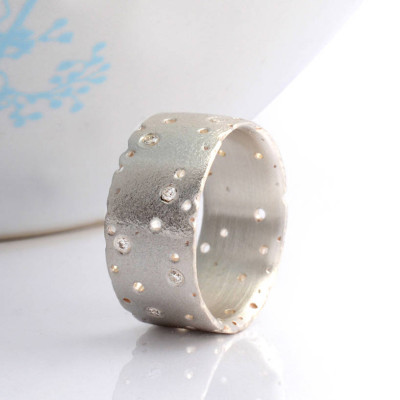 Gold Ring With Diamonds - Custom Jewellery By All Uniqueness