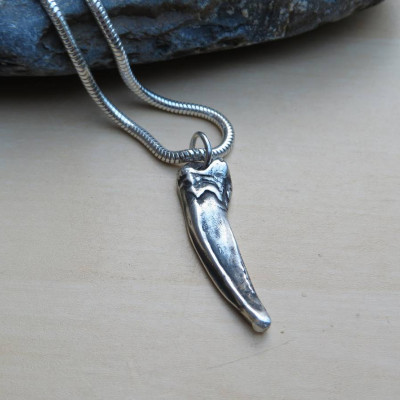 Solid Silver Badger Claw - Custom Jewellery By All Uniqueness