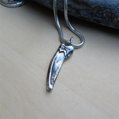 Solid Silver Badger Claw - Custom Jewellery By All Uniqueness