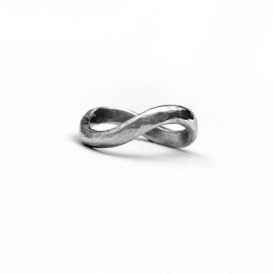 Silver Infinity Wedding Ring - Custom Jewellery By All Uniqueness