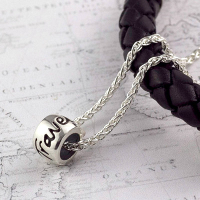 Travel Safe Solid Silver Mojo Charm Necklace - Custom Jewellery By All Uniqueness