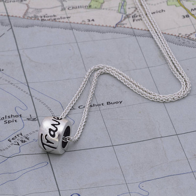 Travel Safe Solid Silver Mojo Charm Necklace - Custom Jewellery By All Uniqueness