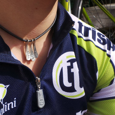 Triathlon Swim Bike Run Necklace - Custom Jewellery By All Uniqueness