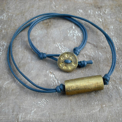 Recycled Brass Necklace - Custom Jewellery By All Uniqueness