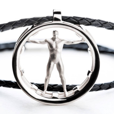 Vitruvian Man Pendant - Custom Jewellery By All Uniqueness
