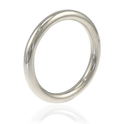 Mens Wedding Ring In White Gold - Custom Jewellery By All Uniqueness