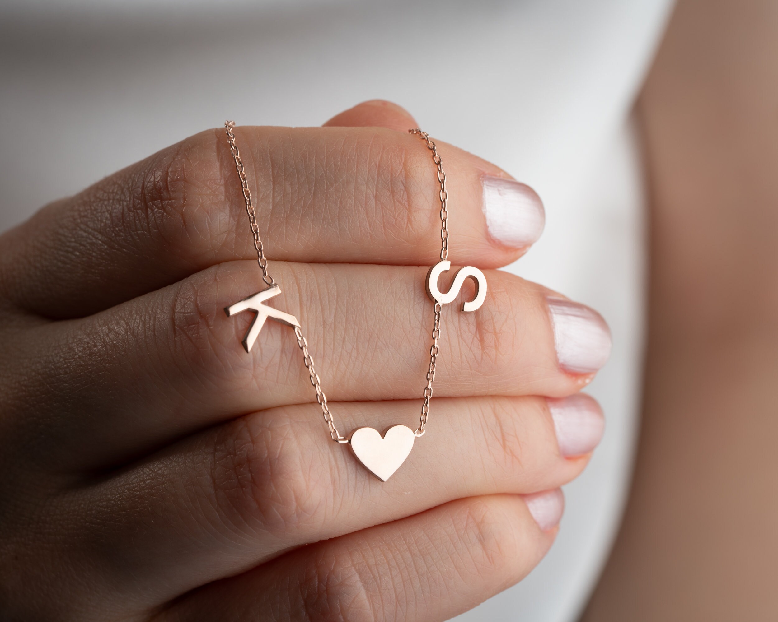 Gold Personalized Women's Name Necklace, Silver &amp; Sterling Silver Nameplate Necklace, Custom Name Jewelry for Girlfriend,