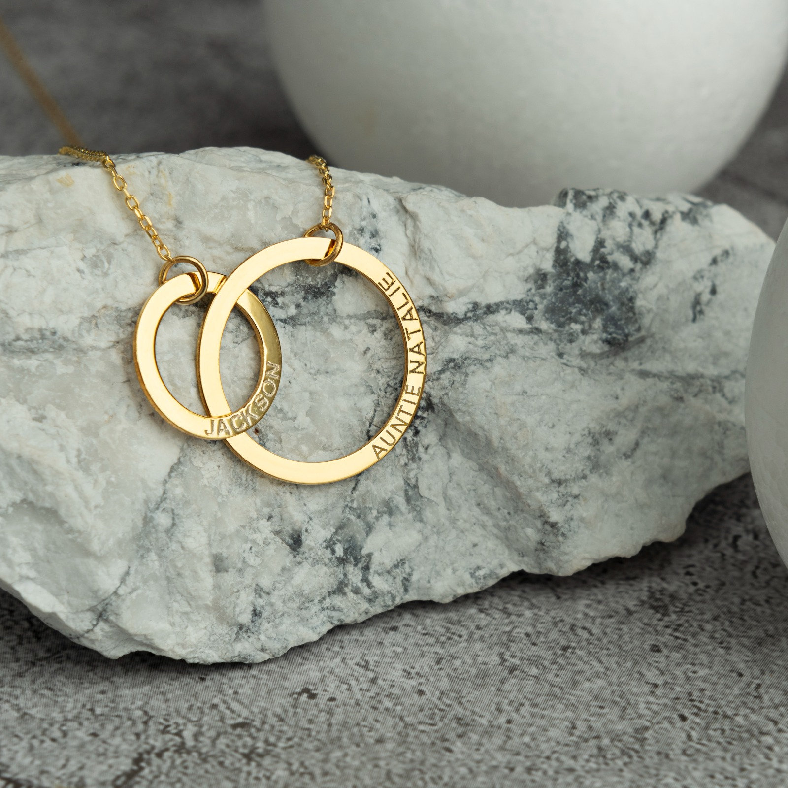 Auntie Necklace - Sterling Silver, Gold &amp; Rose Gold Auntie Jewelry for Gift - Perfect for Mother's Day