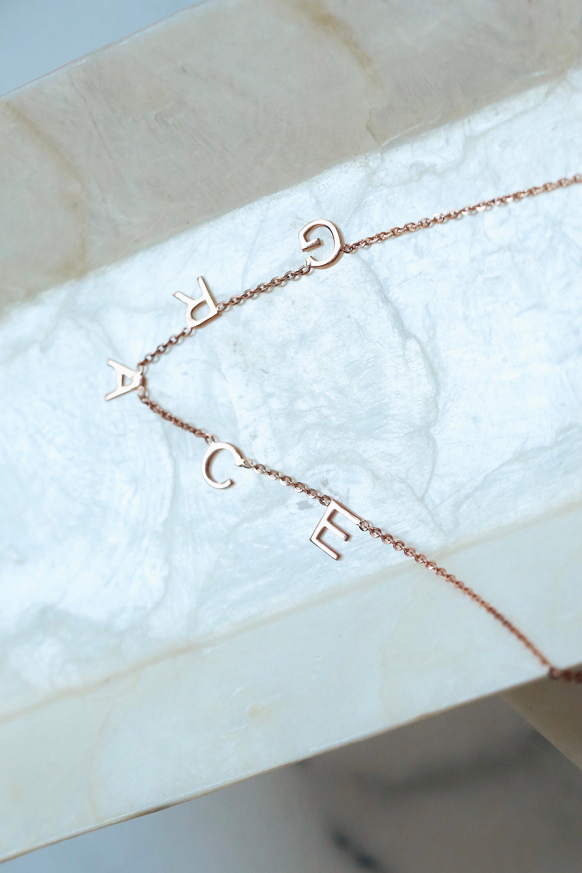 Personalized Mama Name Necklace, Gold or Silver Plated, Mother's Day Gift, Custom Necklace for Mom,