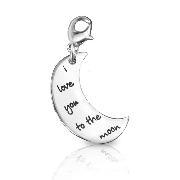 Moon Charm - Custom Jewellery By All Uniqueness