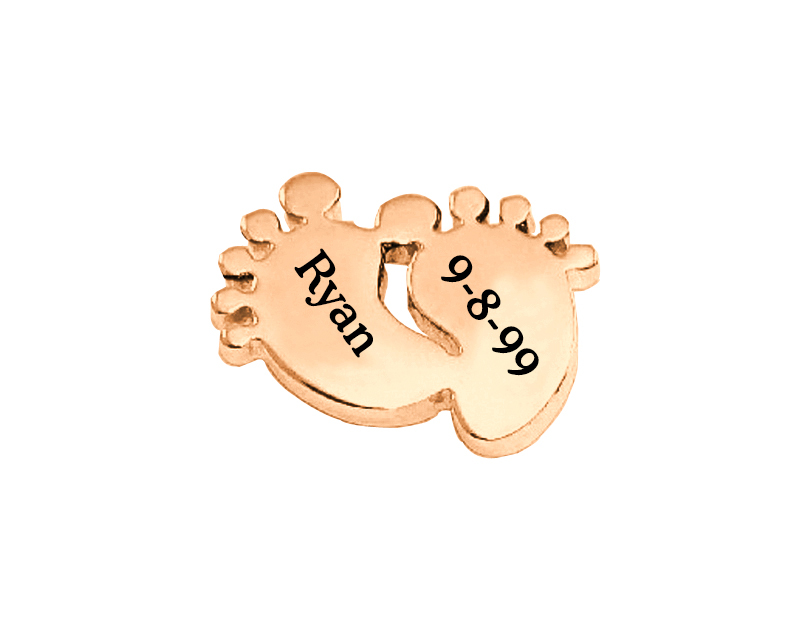 Feet Charm - Dream Locket - Custom Jewellery By All Uniqueness