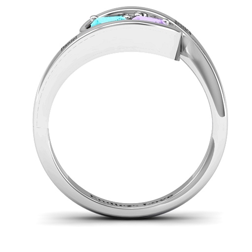 Pair of Hearts Ring - Custom Jewellery By All Uniqueness