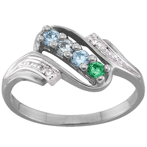 Diamond Accent 2-6 Stones Ring - Custom Jewellery By All Uniqueness